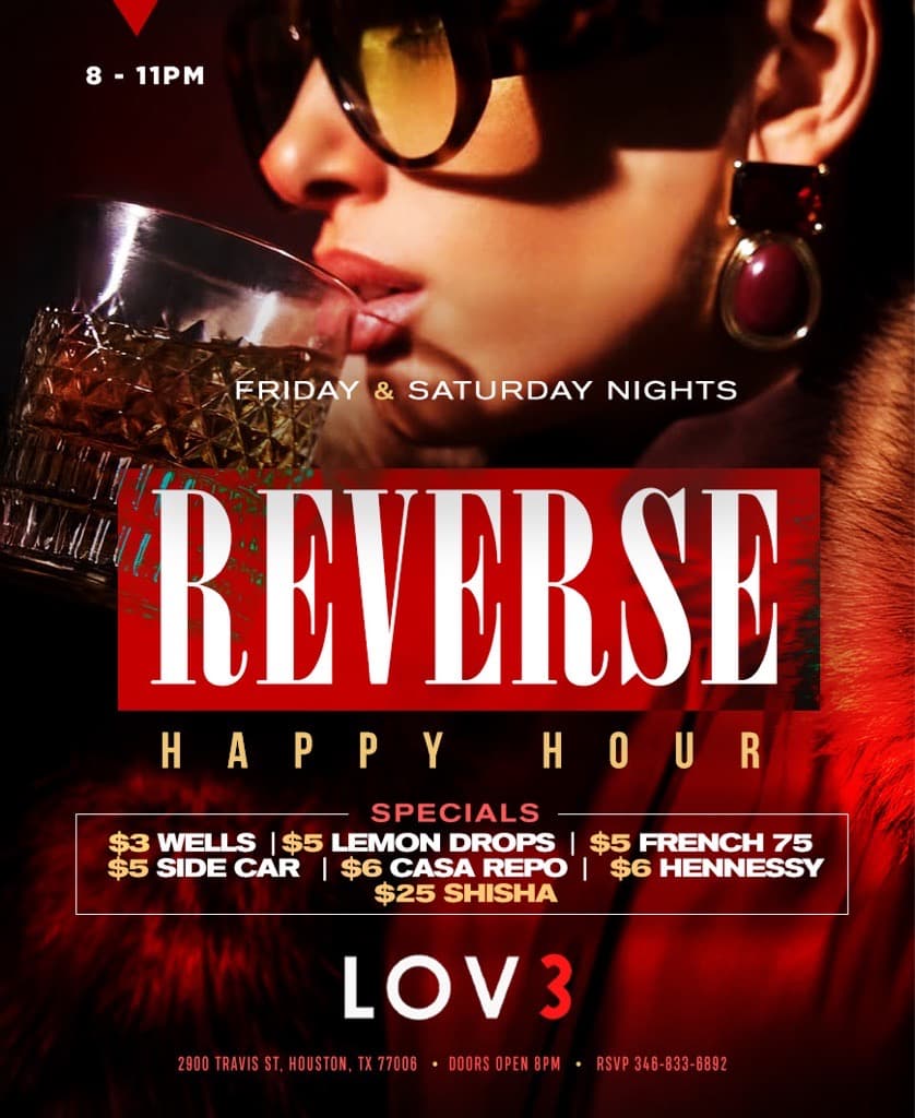 LOV3 HTX Friday night flyer